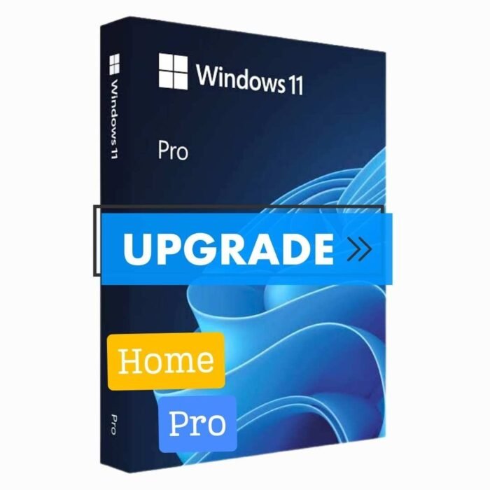 Microsoft Windows 11 Pro Upgrade – Licenza di Aggiornamento da Home a Pro | Product Key Digitale