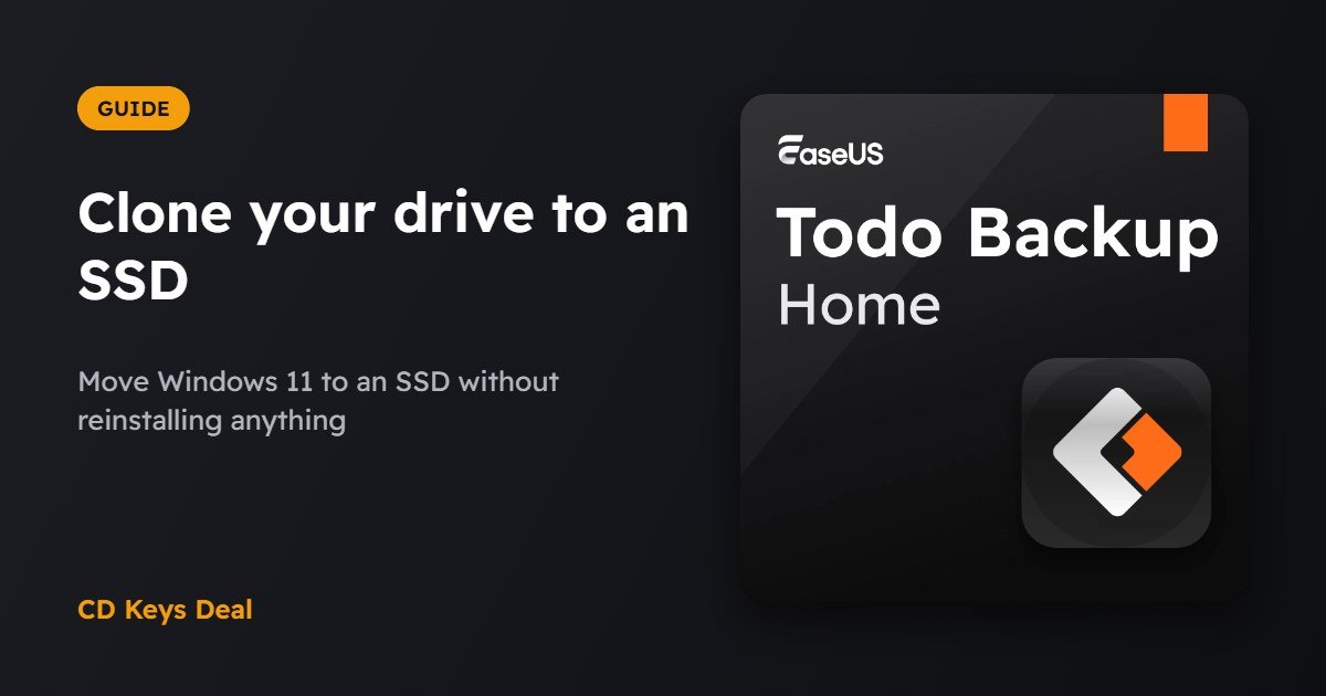 How to Clone HDD to SSD on Windows 11 Without Reinstalling