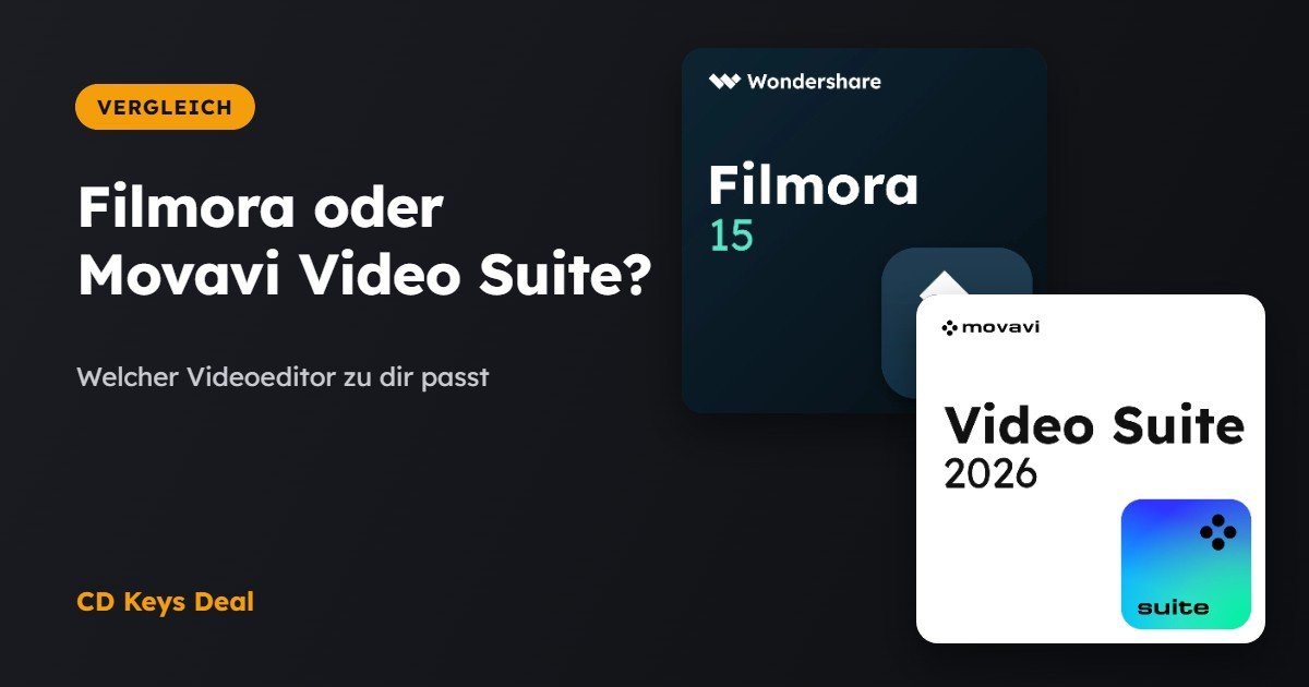 Videos schneiden: Filmora oder Movavi Video Suite? Vergleich und Empfehlung