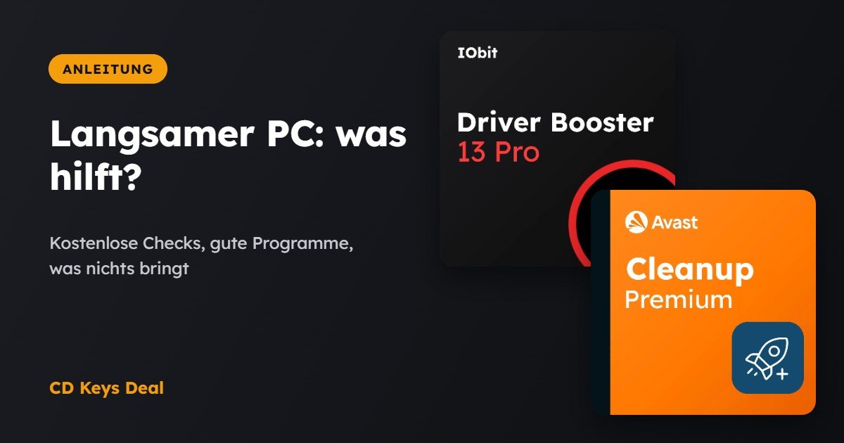 Langsamer PC: Was wirklich hilft (und was nicht), um ihn schneller zu machen