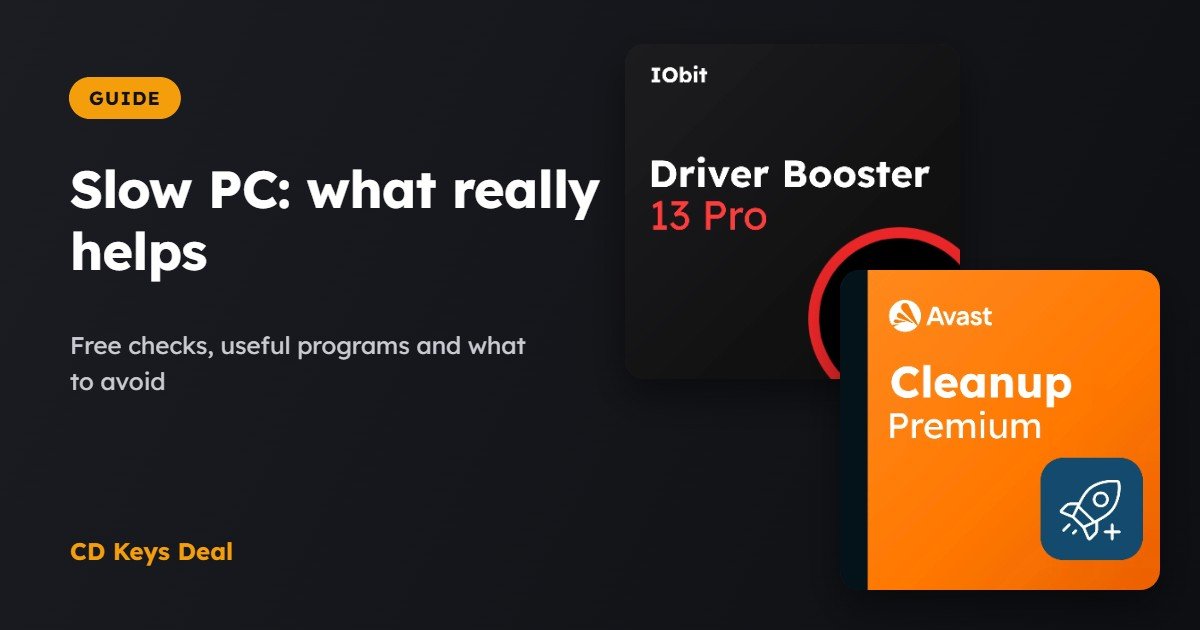 Slow PC: What Really Helps (and What Doesn’t) to Speed It Up