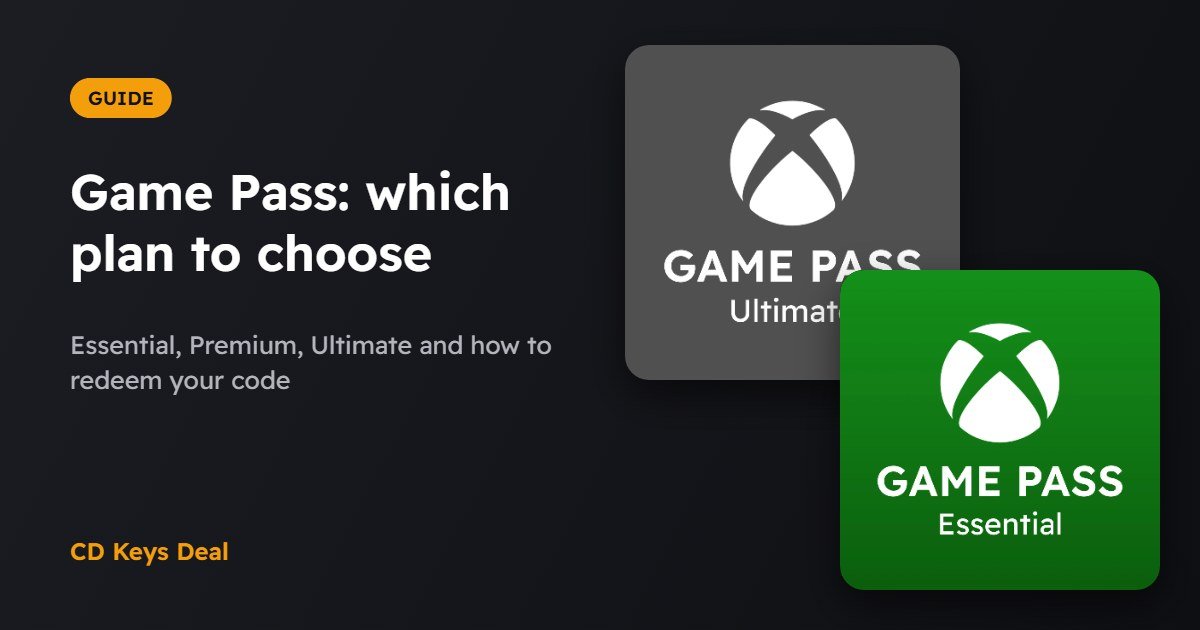 Xbox Game Pass Essential vs Premium vs Ultimate: Differences and How to Redeem Your Code
