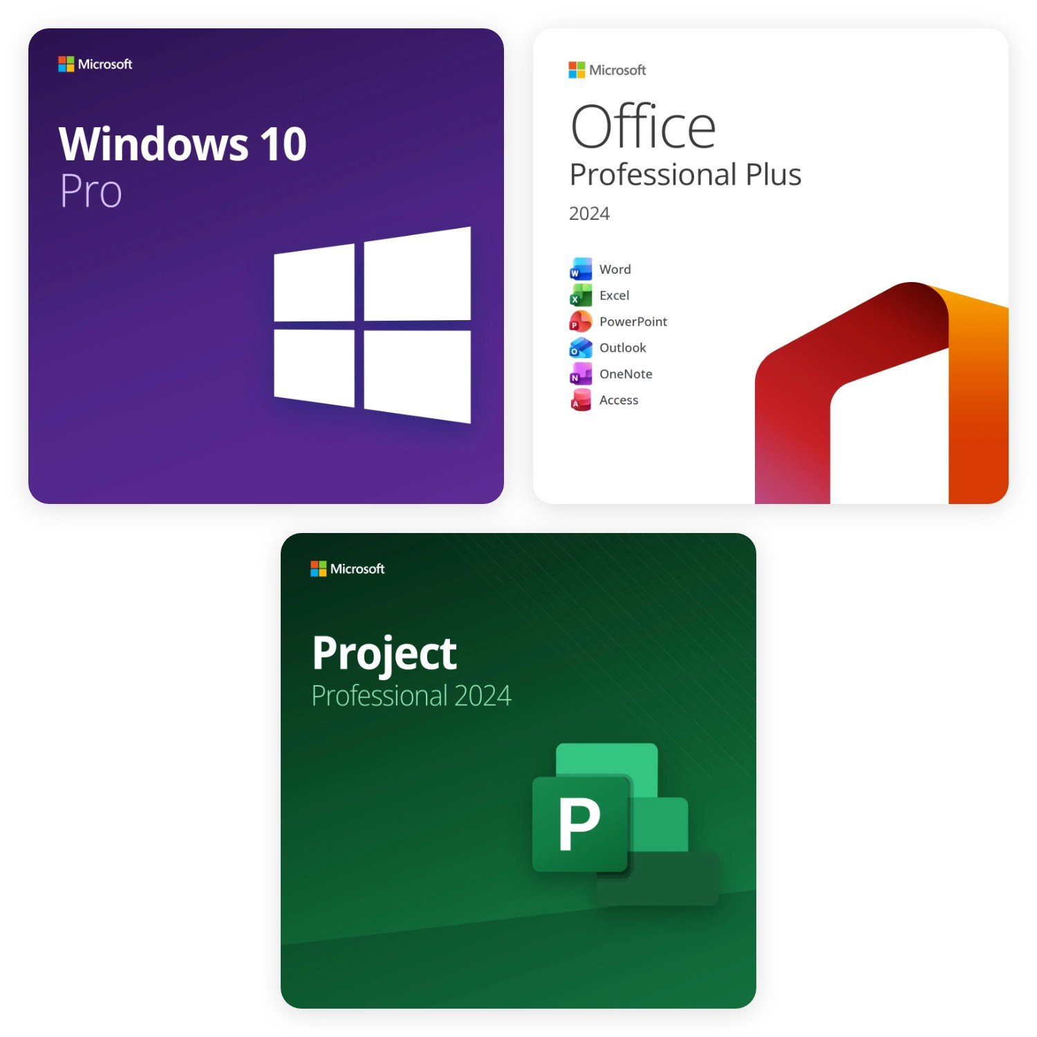 bundle-windows-10-pro-office-2024-pro-plus-project-2024-grid Bundle Windows 10 Pro + Office 2024 Professional Plus + Project 2024 Professional – Lebenslange Lizenzen | Digitale Product Keys – Bild 1