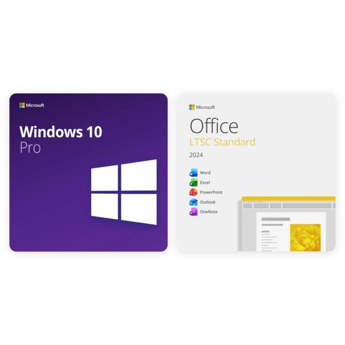 Bundle Windows 10 Pro + Office 2024 Standard – Licenze a Vita | Product Key Digitali