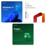 Bundle Windows 11 Home + Office 2024 Professional Plus + Project 2024 Professional – Licenze a Vita | Product Key Digitali
