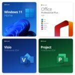 Bundle Windows 11 Home + Office 2024 Professional Plus + Visio 2024 Professional + Project 2024 Professional – Licenze a Vita | Product Key Digitali