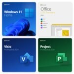 Bundle Windows 11 Home + Office 2024 Standard + Visio 2024 Professional + Project 2024 Professional – Licenze a Vita | Product Key Digitali
