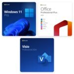 Bundle Windows 11 Pro + Office 2024 Professional Plus + Visio 2024 Professional – Licenze a Vita | Product Key Digitali