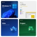 Bundle Windows 11 Pro + Office 2024 Standard + Visio 2024 Professional + Project 2024 Professional – Licenze a Vita | Product Key Digitali